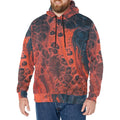 Men's Long Sleeve Fleece Hoodie Volcan