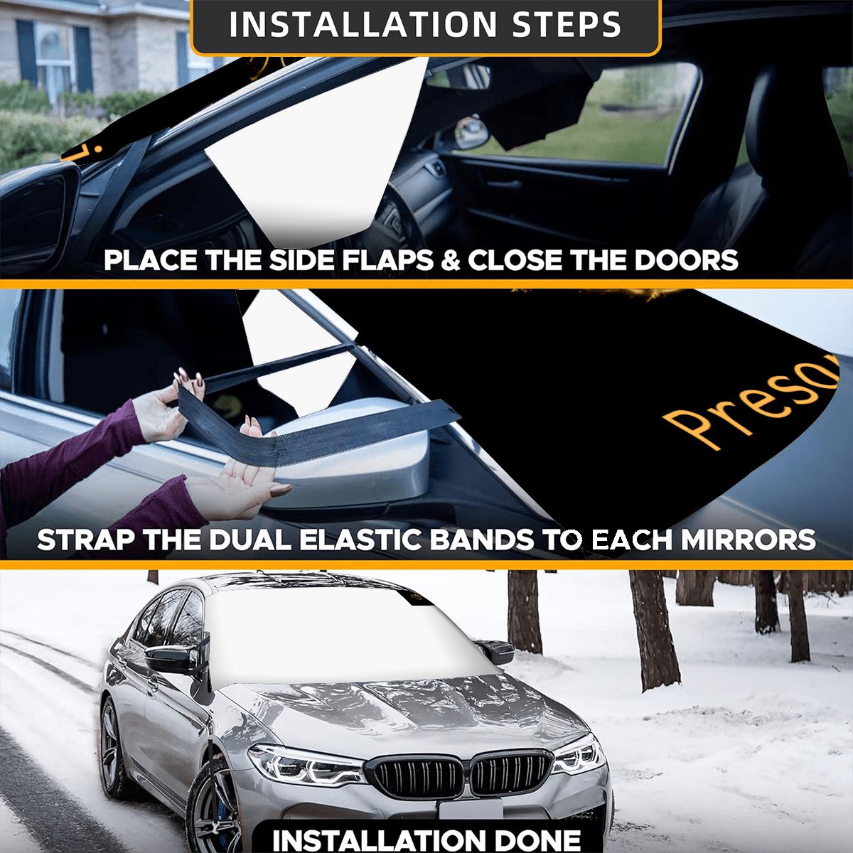 Windshield Cover for Ice and Snow