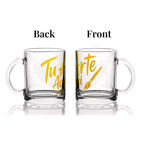 Glass Coffee Cups (12oz)