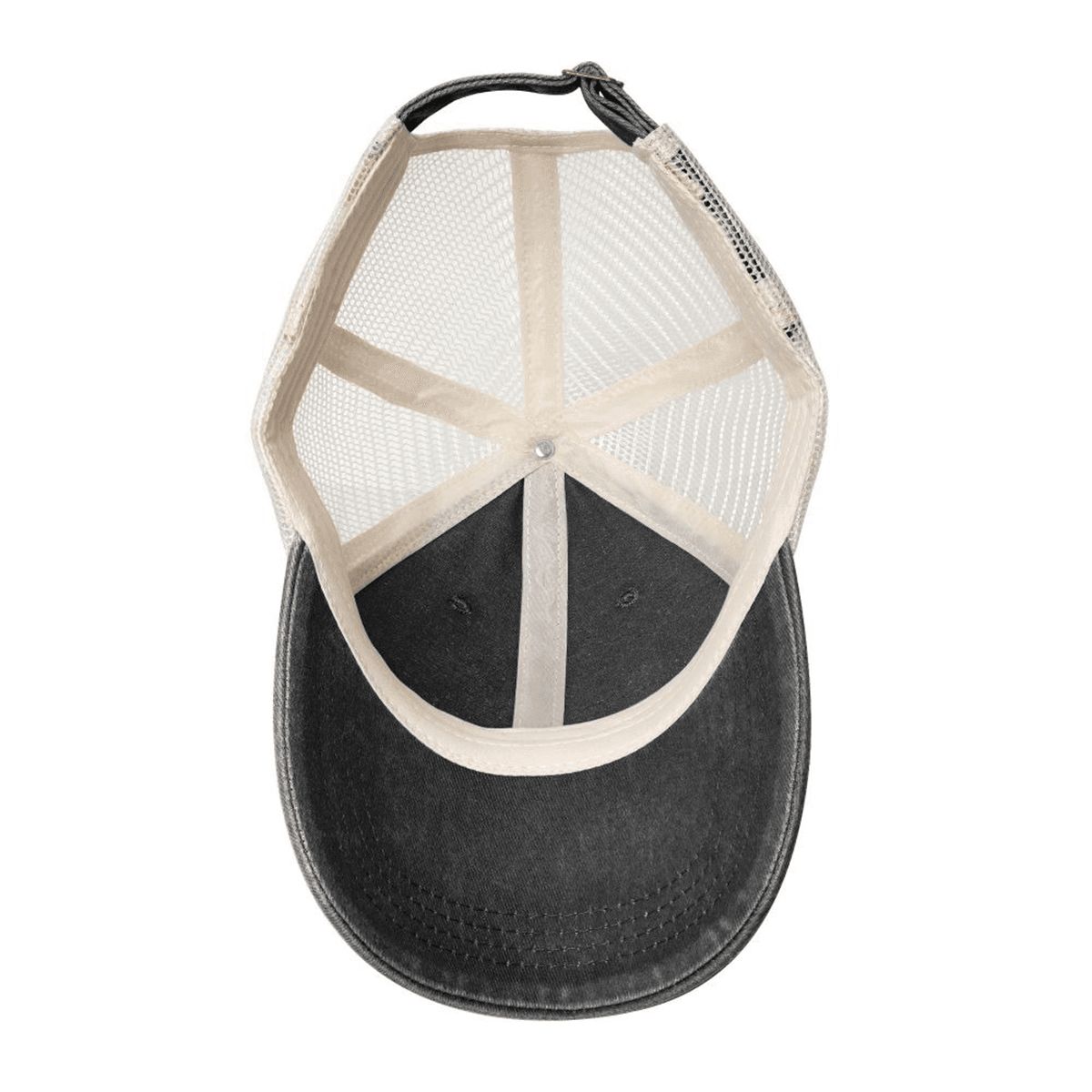 Washed Denim Mesh Cap